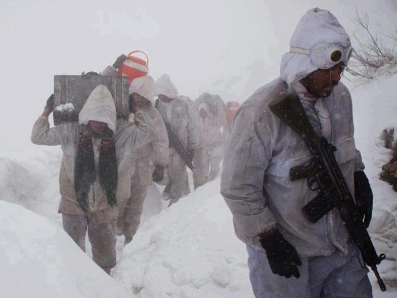 Siachen Glacier pakisanian troops